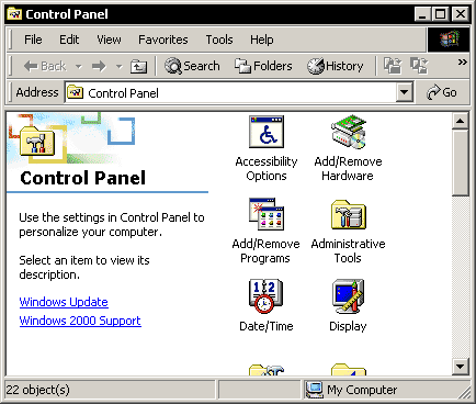 Configure all components and settings