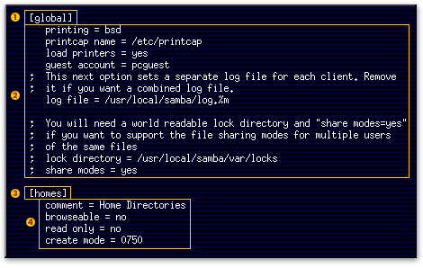 Samba Configuration File